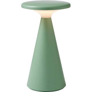 Bordlampe Nyhavn støvet grøn H.21,5 cm