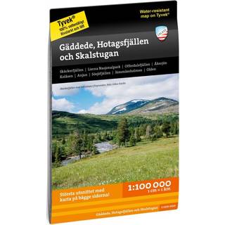 Calazo förlag Gäddede, Hotagsfjällen & Skäckerfjällen 1:100000 Nocolour, OneSize