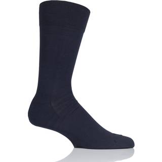 Falke Herren Socken blau Baumwolle & Mix unifarben