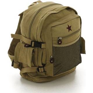 Rothco Vintage Skoletaske m. Stjerne Khaki - One Size