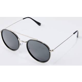 Mens Round Aviator Sunglasses In Black