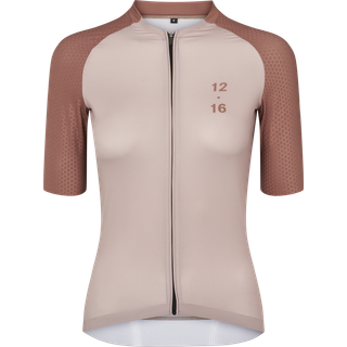 Twelve Sixteen Women's Sky Pro Jersey Light/Dark Brown, Størrelse: 2XL