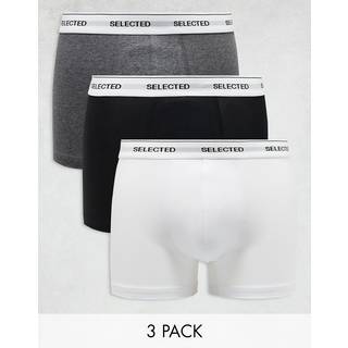 SELECTED 3pak underbukser multifarvet til herre