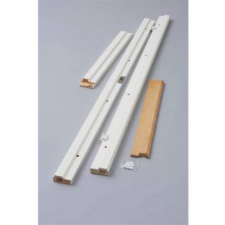 Swedoor+karm 75mm hvidmalet NCS S0502-Y med tætteliste, excl. bundstykke, 68,6 X 198,9 - M7X20