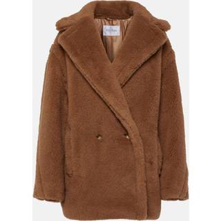Max Mara Dramma wool and silk teddy jacket - beige - S