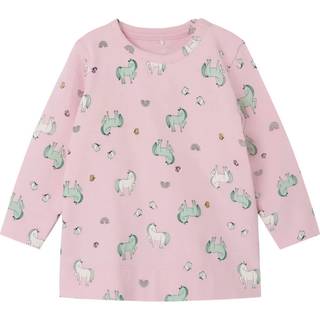 NAME IT Langærmet Bluse Jennia Parfait Pink