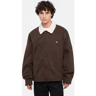Dickies Men's Duck Canvas Deck Jacket Dark Brown, S