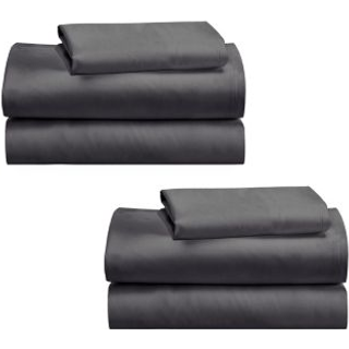 Californiens design den 100% bomuld 2-pakke Twin XL Sheet sæt bløde og holdbare ekstra lange dobbeltsengplader med dybe lommer Twin XL-ark med Sa