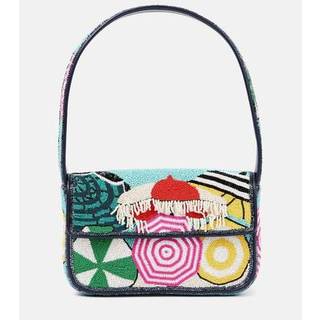 Staud Tommy beaded shoulder bag - multicoloured - One Size