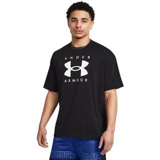 Under Armour Heavyweight Branded Men's Oversized Short Sleeve Black / White XL