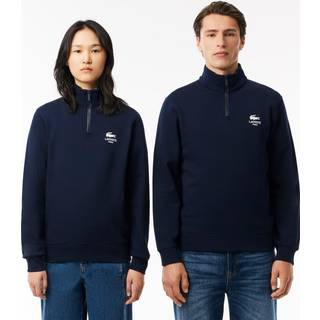 Lacoste Quarter Zip Sweatshirt Navy