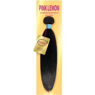 Pink Lemon - 13A 100% uforarbejdet Virgin Remi Human Hair Bundle (100 5G) Bleach. FARVESTOF. Perm (lige) (20 """" Natural)