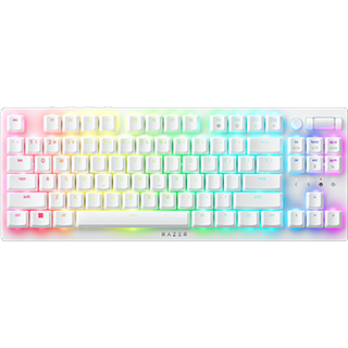 Razer DeathStalker V2 Pro Tenkeyless - Wireless Low Profile Optical Gaming Keyboard - White Edition