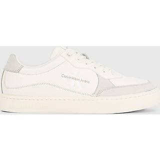 Calvin Klein Elegant White Sneakers with Contrast Accents
