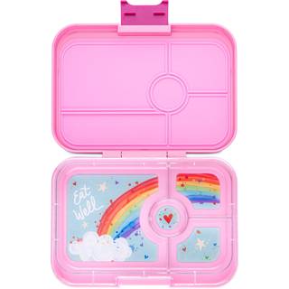Yumbox Madkasse - Tapas XL - 4 rum - Capri Pink/Rainbow
