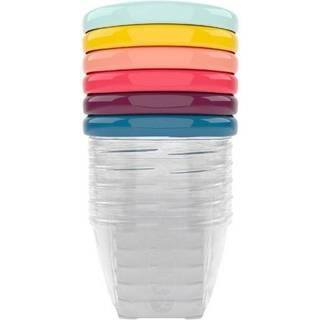 Babymoov Bowls Multicolor skål med låg Color 6x180 ml - 6x180 ml