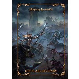 Dungeons & Lasers THE WORLD OF DEUSLAIR: BESTIARY BOOK (hardcover)