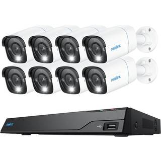 Reolink Nvs16-8mb8 Security System 16ch Nrv + 8x P330 4k Poe Kamera