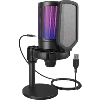 Fifine AMPLIGAME A6 USB Gaming Mikrofon RGB (PC/PS4/PS5) - Hvid