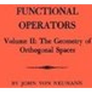 Functional Operators, Volume 2