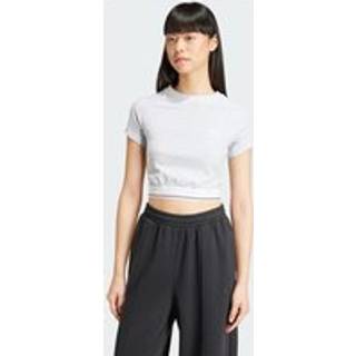 Tape Waistband T-shirt - Light Grey Heather - XL