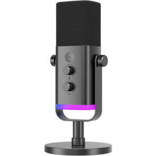 Fifine AMPLIGAME AM8 RGB USB/XLR Mikrofon - Dynamisk Mikrofon - Sort