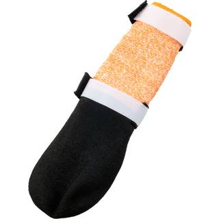 Hundskor Non-Stop Dogwear Protector bootie high Black/orange 4xXS