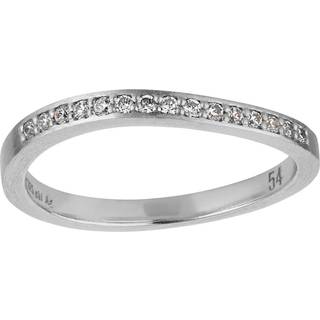 byBiehl - Ocean flow band sparkle ring i sølv - 5-4203A-R