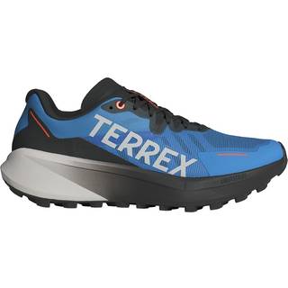 Terrex Agravic 3 Trail løbesko - Pulse Blue / Grey One / Semi Impact Orange - 43 1/3