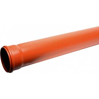 Wavin afløbsrør 110 x 6000 mm SN4 PVC-ML