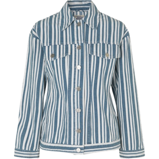 Billie Jacket - Striped Spring Denim - Baum und Pferdgarten - Stribet XS