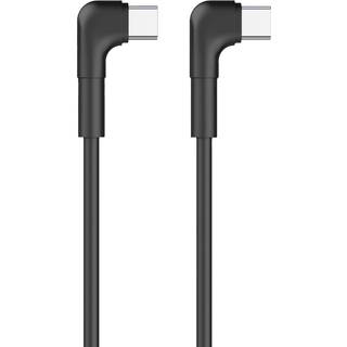 maXlife Vinkelkabel USB-C - USB-C 60W