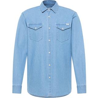 MUSTANG Herren Jeanshemd blau