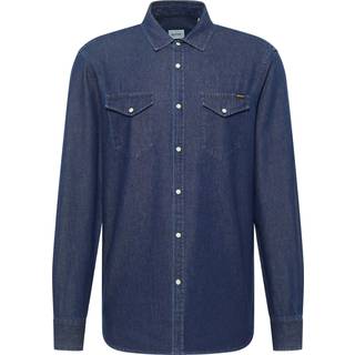 MUSTANG Herren Jeanshemd blau