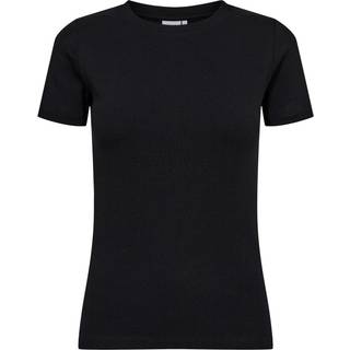 NÜMPH - Nuriley Ss Tee - Caviar - XL - Sort - T-Shirts & Tops