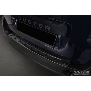 Læssekantbeskytter - Dacia Duster 2009-2017 Rustfri Stål - Sort Extra Strong (0,8mm tykkelse)