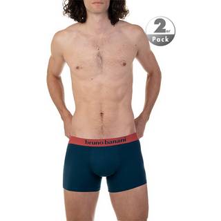 bruno banani Herren Trunks rot Baumwolle & Mix Geprintet