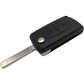 Bilnøgle cover til Peugeot Citroen 2 knapper