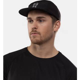 Rosse Five Panel Cap Deep Black (One Size)