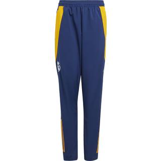 Real Madrid Tiro 24 Competition Presentation Kids bukser - Team Navy Blue 2 / Crew Orange / Glow Blue - 164