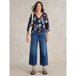 White Stuff White Stuff Tia Brede bukseben Afkortet Jeans