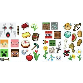 Minecraft wallstickers Minecraft vægklistermærker 965444