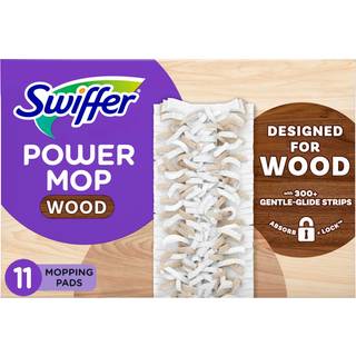 Swiffer Powermop Wood Mopping Pad Refills til gulvrensning 11 tælling