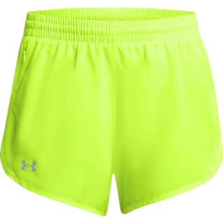 Under Armour Fly-By Women's 3" Shorts High Vis Yellow / High Vis Yellow / Reflective M