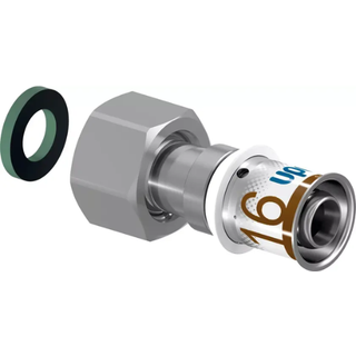 Uponor S Press Plus 1899454 Overgang med løbemøtrik 20 x 20 mm