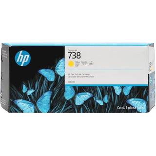 HP 738 / 676M8A - Yellow Ink - Blækpatron Gul