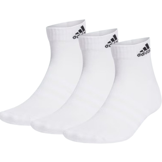 Cushioned Sportswear ankelsokker, 3 par - White / Black - 34-36