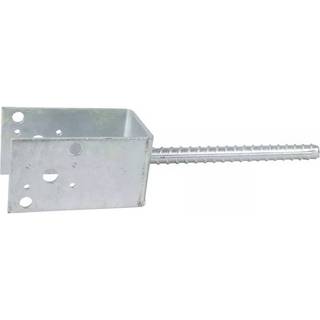 ESSVE 951621 Stolpesko 4 mm, type U, galvaniseret 70 x 70 x 127,5/200 mm