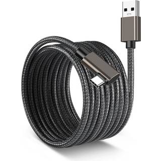 NÖRDIC VR Link-kabel 3m USB3.2 Gen USB-C til A 5Gbps 3A hurtigopladning Oculus Quest 2 Super Speed USB