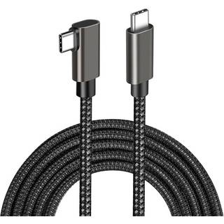 NÖRDIC VR Link-kabel 5m USB3.2 Gen1 USB-C til C 5Gbps 3A hurtigopladning Quest 2 Super Speed USB Link-kabel Sort